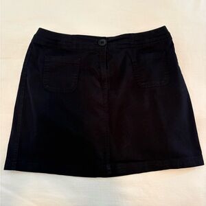 Karen Scott Black Casual Skirt with Front Pockets and Built in Shorts
